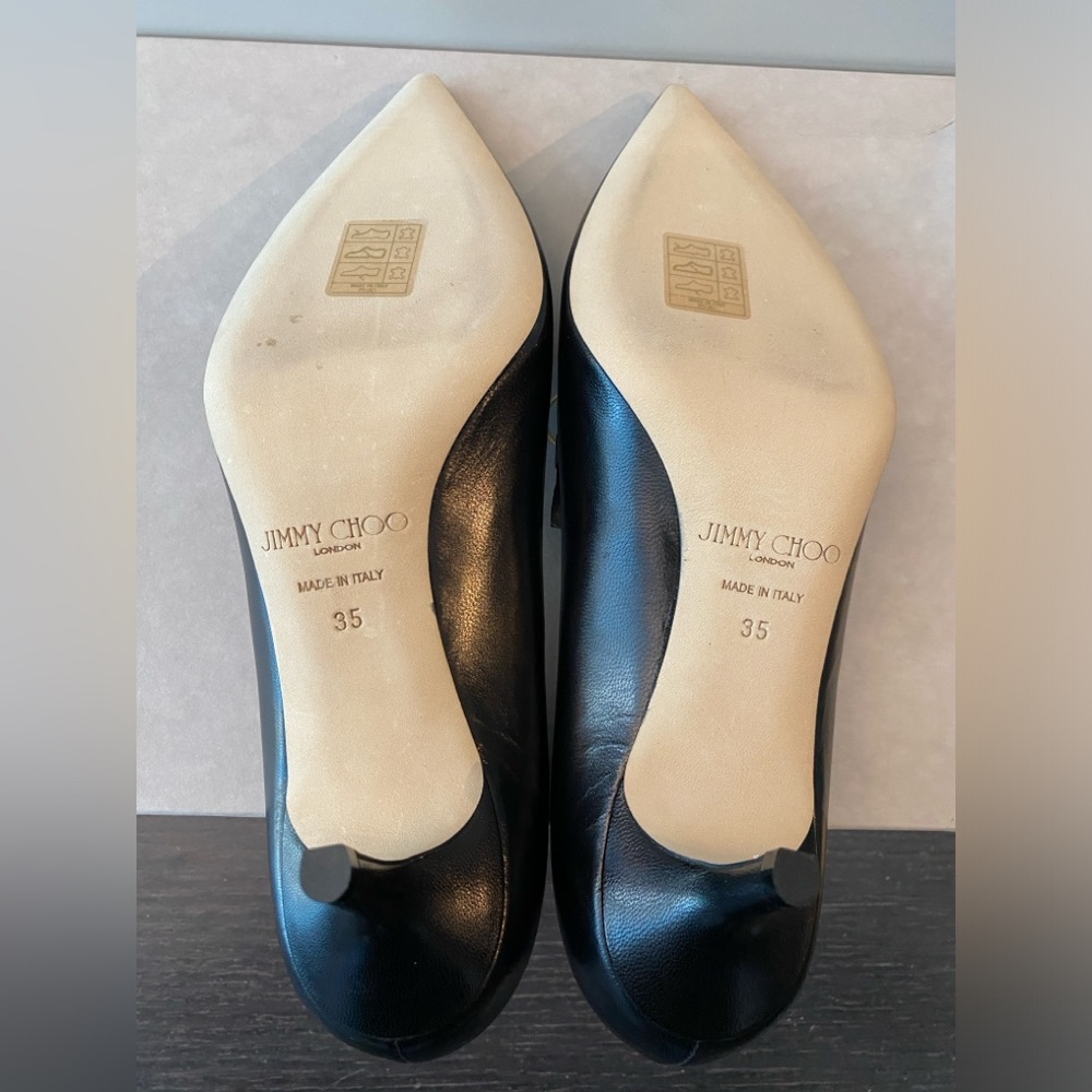 Jimmy Choo Aza Pointy Toe Pumps Black ✨Host pick ✨ - Picture 7 of 8